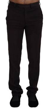 BENCIVENGA Brown Straight Fit Formal Men Pants -   -  BENCIVENGA.